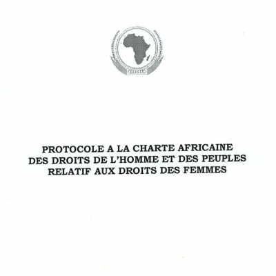 PROTOCOLE A LA CHARTE AFRICAINEDES DROITS DE L’HOMME ET DES PEUPLESRELATIF AUX DROITS DES FEMMES